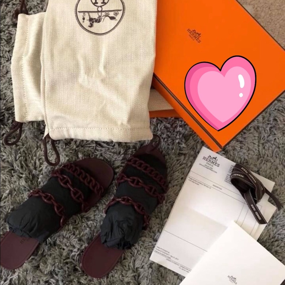 BNEW Hermes Rivage Sandals Size 5.0